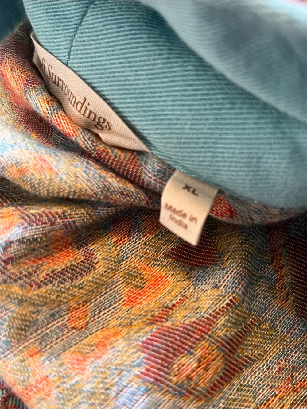 Soft Surroundings - Paisley Tapestry Open Kimono Verrado Jacket, Great Condition - Picture 10 of 12